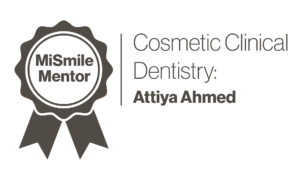 MiSmile Mentor Cosmetic Clinical Dentistry Award for Attiya Ahmed